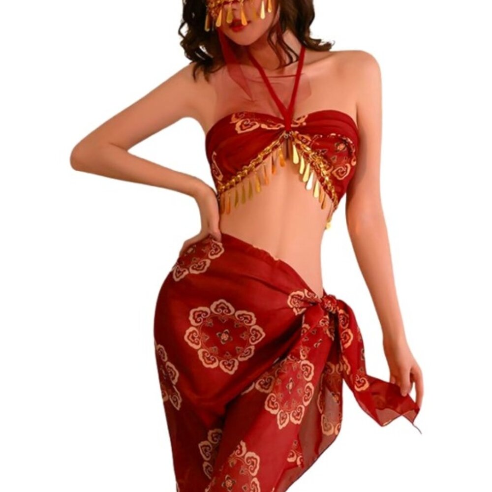 Women's Sexy Cosplay Lingerie Classical Hanfu Dress Costumes Cute Chemise Retro